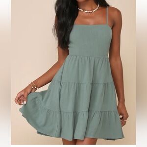 Lulu's Make a Day of It tiered dress